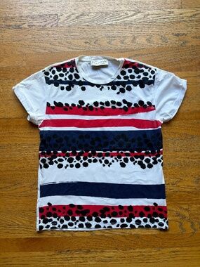 ÊTRE CÉCILE T-SHIRT - ANIMAL PRINT AND STRIPE